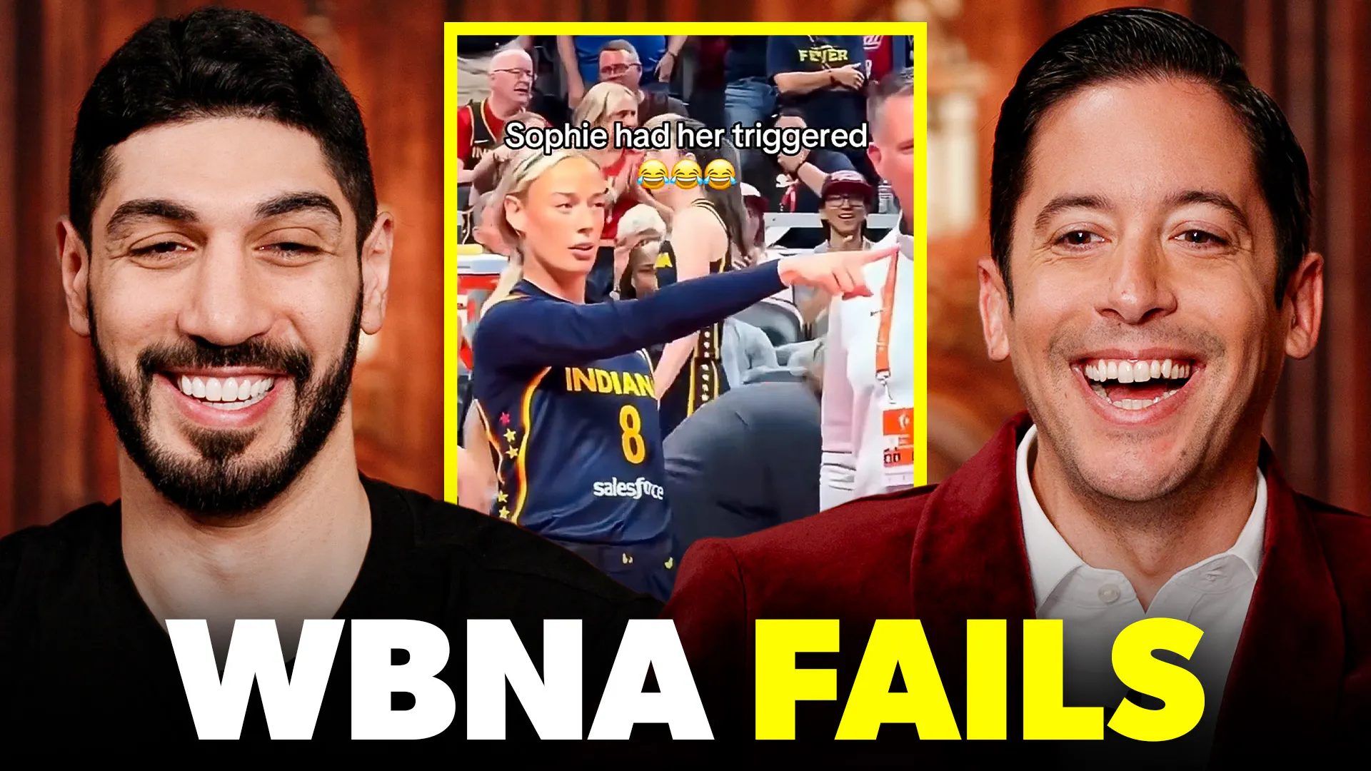 Michael REACTS to WNBA Fails with Enes Kanter Freedom