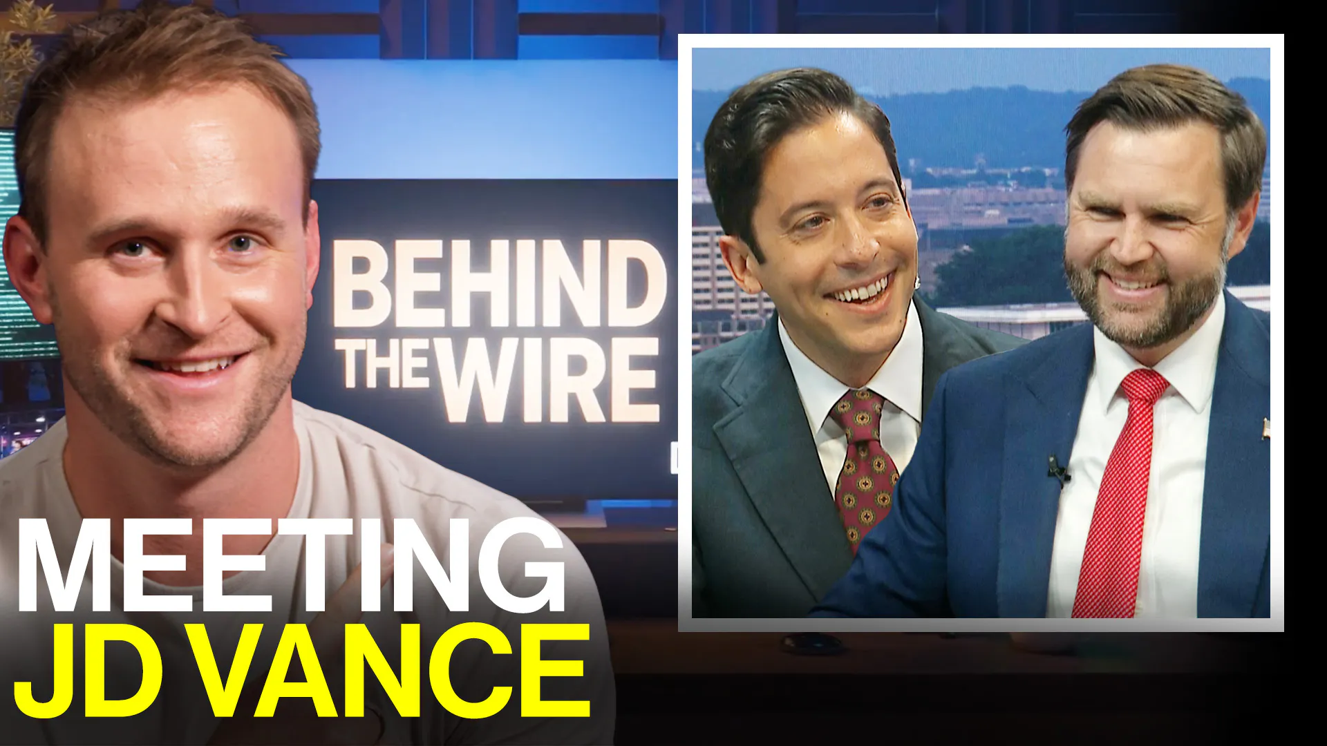 Behind The Scenes With The Vice President + Ben Shapiro SNEAK PEAK