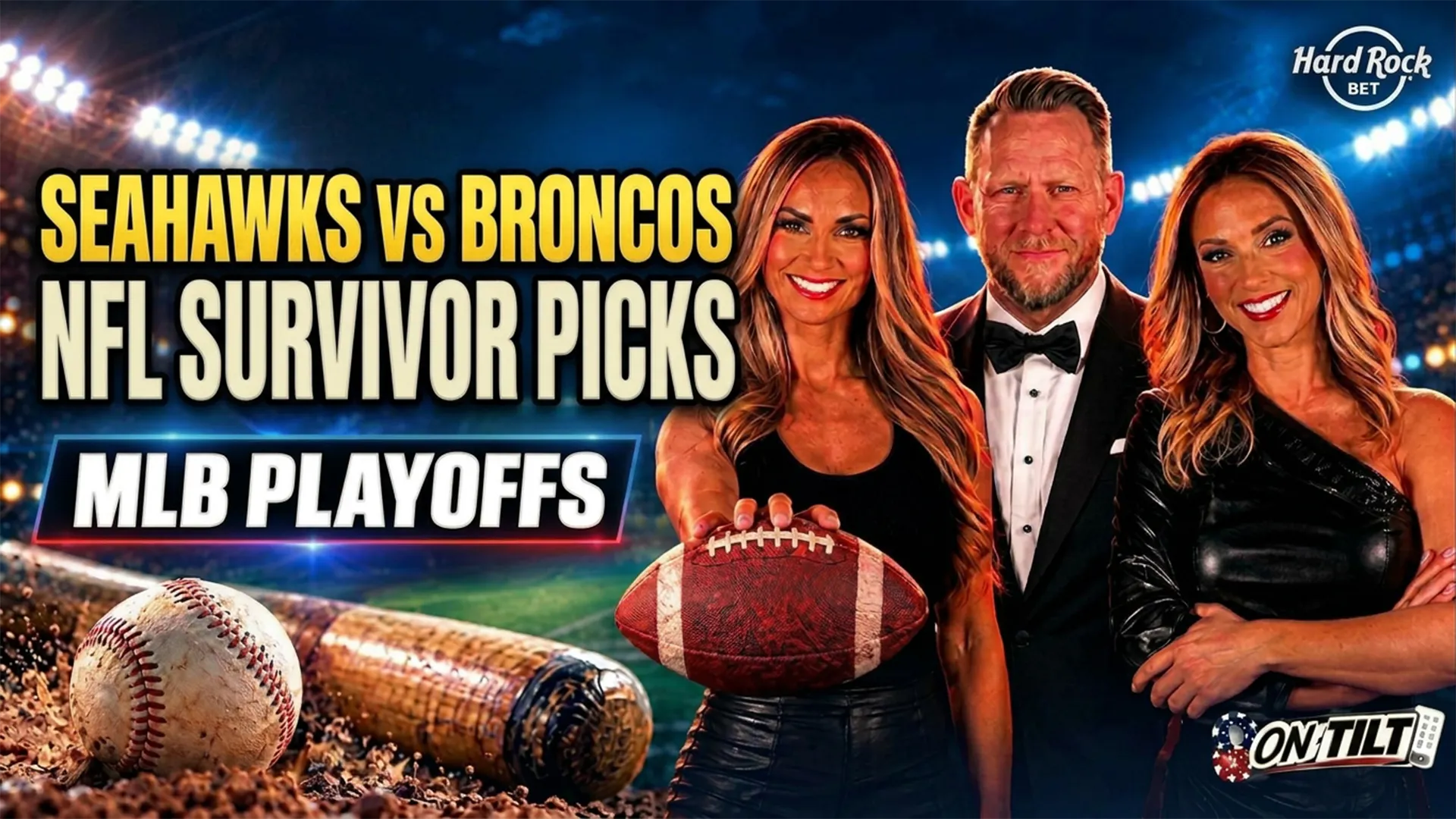 On Tilt | Thursday Night Football: Seahawks vs. Broncos | NFL Survivor Week 6 | MLB Playoffs