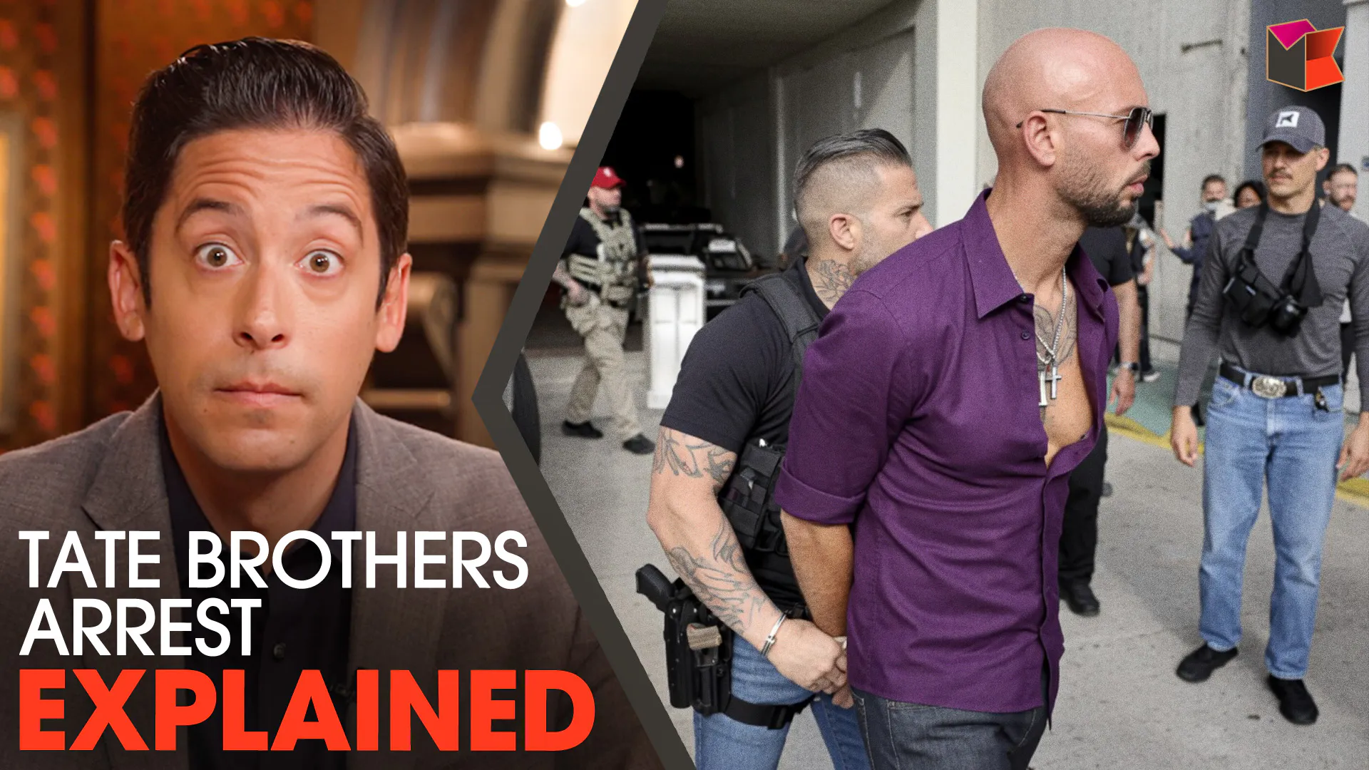 Andrew And Tristan Tate Arrested For Human Trafficking In Miami