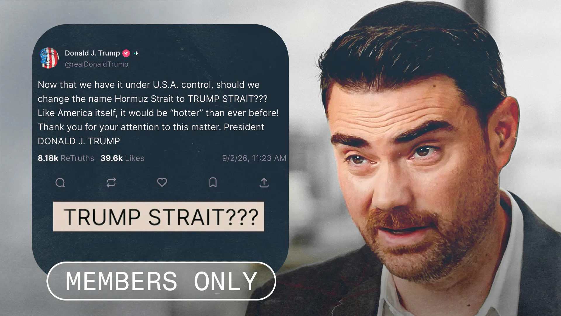 The Strait of... Trump?