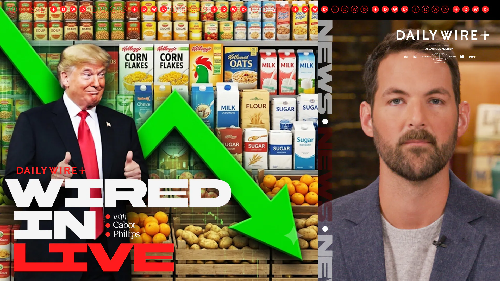 Wired In Live: Trump's Inflation Victory & Parasitic Diarrhea Lettuce